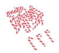 Hemobllo 20 Pièces Accessoire de Canne de Noël en Argile Rouge | Coque, Trousse ou Bijou, Style Simple et Créatif, Thème Noël, Usage Garçon et Filles et Fille