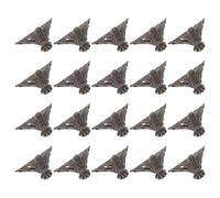 Hemobllo 20 Pièces Pied Meuble 5cm en Alliage de Zinc pour Boîte en Bois | Vis, Installation Simple, Texture Fine, pour Coffret et Boîte à Bijoux