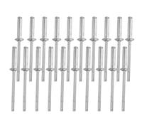 Hemobllo 200 Pièces Rivet Aveugle à Tête Bombée M3.2x13 en Aluminium et | Ouverture, Pose Aveugle, Contrôle Visuel Facile, pour Outils Pneumatiques et Riveteuse Manuelle
