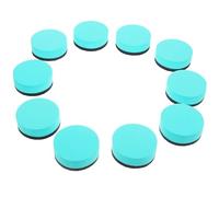 Hemobllo 30 Pièces Effaceur de Tableau Magnétique en Eva Réutilisable Vert, Gomme à Sec Polyvalente pour Espaces de Jeux et Salles de Classe
