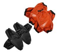 Hemobllo 4 Paires de Surmanches Imperméables à L'huile et Élastiques en Pvc, Longues et Résistantes, Protection Cuisine Travaux Ménagers