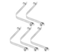 Hemobllo 5 Pièces Clip en V pour Perche de Piscine, Acier Inoxydable | Fixation pour Brosse et Écumoire, Installation Simple, Limite le Jeu Latéral, pour Accessoires de Nettoyage