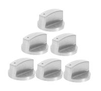 Hemobllo 6pièces Lot De Boutons De Commande De Brûleur à Gaz Remplacement Pour Cuisinière Acier Inoxydable Boutons De Rechange Pour Four Et Table De Cuisson