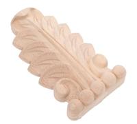 Hemobllo Applique Murale Bois Sculpté Corbeau Ornement Console Style Européen Non Peint pour Décoration Intérieure Ambiance Classique