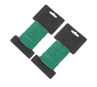 Hemobllo Attaches de Jardin Souples pour Plantes, 2 Rouleaux, TPR Vert | Soutien Délicat des Tiges, pour Légumes et Câbles, Extérieur, Treillis, Bureau, Maison