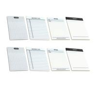Hemobllo Blocs-notes 400 Feuilles Autocollants en Pet Transparent Multifonctions Grands Carreaux sans Trace Après Retrait pour Bureau et Maison