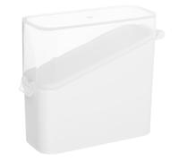 Hemobllo Boîte à Fromage en PP Blanc Couvercle, Frais Réfrigérateur | Beurre et Fromage Tranché, Clapet Coquille, Limite le Mélange des Saveurs, Présent Crémaillère