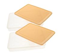 Hemobllo Boîte à Œufs pour Réfrigérateur Empilable, Plastique, Couvercle, 2 Pièces, Grosse Capacité, Protection des Œufs, la Cuisine