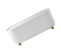 Hemobllo Boîte de Rangement pour Douilles et Câbles ABS Blanc, Grosse Capacité, pour Bureau et Salon, Réduit Les Risques de Chute et Organise Les Adaptateurs