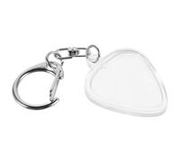 Hemobllo Boîte Porte-médiators en Plastique de Cœur Porte-clés, Rangement Facile et Protection la Perte, Maison Cours de Musique