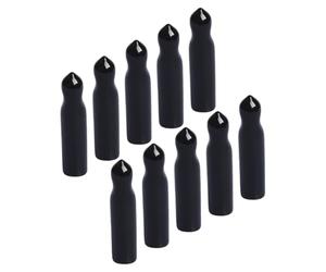 Hemobllo Bouchons Bec Verseur Couvercle de Bec Fiable Ensemble de 15 en Caoutchouc Noir Bouchon Verseur pour Bouteilles à Huile et Sirop Cuisine et Maison