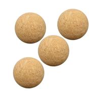 Hemobllo Bouchons de Liège Réutilisables en Bois Beige 4 Pièces, Forme Sphérique pour Sceller Bouteilles et Carafes à Usage Domestique