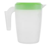 Hemobllo Broc à Eau Réutilisable en Abs Vert 1l, Pichet D'eau Froide Portable pour Bureau et Piscine, Pichet à Boisson Couvercle Pratique et Solide
