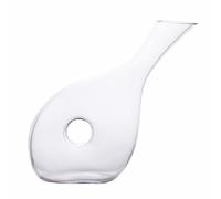 Hemobllo Carafe à Vin de Bar en Verre Cristal Aérateur Créatif D'escargot, Fond Plat pour Améliorer le Bouquet et Saveur du Vin, Accessoire Élégant Maison