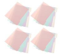 Hemobllo Carnet à Spirale A4 40 Pages avec Onglets Colorés en PP | Système de Classement à Feuilles Mobiles, Index à Retourner, pour Réunions, Bureau et Étudiants