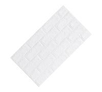 Hemobllo Carrelage Mural Adhésif 3d Effet Brique Blanc Imperméable en Mousse Xpe Auto-adhésive Design Épaissi pour Décoration Murale Chambre et Salle de Bain Moderne