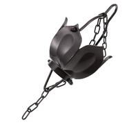 Hemobllo Chaîne de Pluie Décorative et Attrait Esthétique Drainage Rapide en Alliage D'aluminium Noir pour Gouttières pour Jardins et Cours