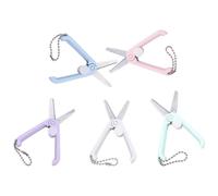 Hemobllo Ciseaux à Broder Pointes Fines et Sûrs à Transporter en Acier Inoxydable Portables Lot de 5 Poignées Abs pour Couture et Loisirs Créatifs
