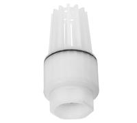 Hemobllo Clapet Anti-retour à Filetage 1 Pouce 32mm Pvc pour Pompe | Valve de Pied en Plastique Beige, Protection du Circuit, Débit, pour Puits et Systèmes D’eau