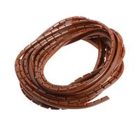 Hemobllo Clip de Fixation pour Panneau en Verre PVC Marron 8m pour Portes | Insert pour Panneaux de Verre, Usage Maison ou Commerce, Finition Discrète, Résistance à L’humidité