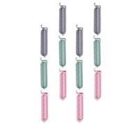 Hemobllo Clips de Fermeture pour Sceller Sachets de Collation la Maison pour Paquet Alimentaires Lot de 12 en Pp Design à Boucle, Pince de Fermeture Solide Couleur Couleur Aléatoire