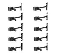 Hemobllo Clips de signalisation de marchandises porte-étiquettes de prix 10pcs Clip publicitaire POP en plastique et acier inoxydable, facile à clamp, pour prix en supermarché