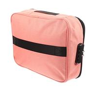 Hemobllo Coffret Ignifugé pour Documents et Certificats Boîte de Rangement avec Serrure Sac de Voyage Multicouche pour Dossiers et Passeports