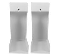 Hemobllo Collecteur D'eau de Pluie Collecte et Rangement Facile 2 Pièces en Fer Pliable 2×3 Pouces pour Gouttières Standard pour Petits Balcons