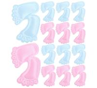 Hemobllo Confettis Faciles à Installer en Tissu Non Tissé et Empreintes de Bébé Rose et Bleu 200pcs Réutilisables pour Décoration Gender Reveal pour Shower Intérieur