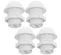Hemobllo Couvercle du détecteur de Mouvement 4pcs en Plastique Blanc à vis, Compact, Haute sensibilité, pour Maison et Bureau