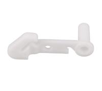 Hemobllo Crochet de Charnière en Plastique Résistant pour Porte de Réfrigérateur Gauche - Butée de Porte Antidérapante, Pièce de Rechange Compatible Congélateur, Facile à Installer