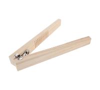 Hemobllo Décortiqueuse Manuelle D'arachides Beige en Bois et Métal, Outil D'ouverture D'écrou Multifonction Résistant à L'usure, Facile à Nettoyer pour Usage Domestique