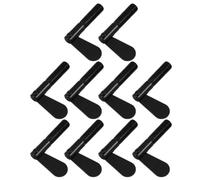 Hemobllo Écrous de Blocage Lever de Serrage Manuel Noirs Lot de 10 en Alliage de Zinc Levier de Serrage Manuel pour Machines-outils Cnc et Dispositifs de Fixation Industriels