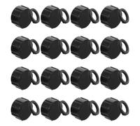 Hemobllo Ensemble De 16 Bouchon D'arroseur 3/4 Pouce Noir en Plastique, | Adaptateur Fileté Femelle, Installation Facile, pour Tuyau de Jardin et Sorties Inactives, Jardins Patio
