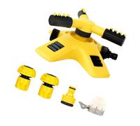 Hemobllo Ensemble D'outils D'arrosage Automatique pour Jardin avec Pulvérisateur Rotatif Jaune en Abs, Système Hydraulique Oblique pour Irrigation Pelouse et Jardin