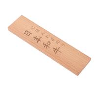 Hemobllo Étiquettes Alimentaires Design Unique et Finition Soignée en Bois pour Décoration et Identification des Plats pour Buffet Japonerie