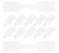 Hemobllo Étiquettes de Prix Organisation Pratique 100 en Papier Kraft Blanc et Autocollantes pour Marquage Bijoux et Colliers pour Usage Quotidien et Loisirs Créatifs