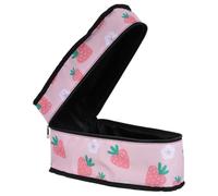 Hemobllo Étui de Rangement Portable avec Poignée pour Fer à Repasser Motif Fraise, Mallette Compacte de Voyage, Protection Rembourrée Paquet de Transport Pratique pour Défroisseur Vapeur