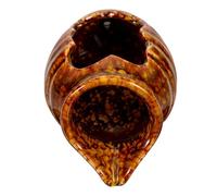 Hemobllo Fontaine de Cour en Jarre en Céramique Créative pour Jardin Extérieur Circulation d'eau Naturelle sans Pompe, Décoratif pour Poissons et Plantes