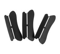 Hemobllo Guide D'angle D'affûtage 4 Degrés 3pcs en Plastique Noir Antidérapant pour Pierre à Aiguiser, Protège Lame et Pierre, la Cuisine et Extérieur