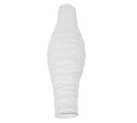 Hemobllo Housse de lampadaire en papier blanc, structure stable, style nordique simple, lumière douce, pour chambre et coin détente