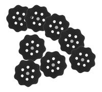 Hemobllo Inserts de Doublure Intérieure Confortable pour Casque de Sécurité 10pcs en Éponge Noire et Compatible Plupart des Casques pour Travaux Extérieurs