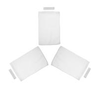 Hemobllo Lot de 3 Paquet Filtre à Peluches pour Conduit de Sèche-linge Extérieur, Polyester Blanc, Filtration, Nettoyage Pratique