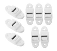 Hemobllo Lot de 8 Guides de Sangle Volet Roulant Blanc en Plastique Brosse Interne pour Nettoyage, Résistance à l'usure Bruit, Adapté aux Systèmes Automatisés