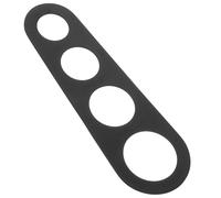 Hemobllo Mesureur à Spaghetti, Doseur à Pâtes 4 Trous en Acier Inoxydable, Noir, Contrôle des Portions, Facile à Nettoyer, Cuisine et Cuisson des Spaghettis Secs