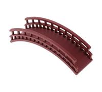 Hemobllo Mini Pont Paysager, Ornements de Micro-Paysage, Modèle de Mini Pont Chinois en Plastique Marron, pour Pot de Plante et Rocaille, Étagères et Bureaux, Style Classique