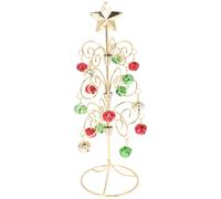 Hemobllo Mini Sapin de Noël en Métal 28 Cm, Décoration Créative pour Table, Petite Taille Finition Soignée, pour Bureau et Hôtel en Intérieur