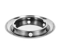 Hemobllo panier à vapeur anneau de fer rond rack de vapeur plaques de cuisson support de poêle support de cuisinière à étagère de rangement pour wok égouttoir Acier inoxydable
