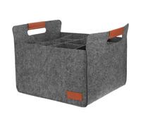 Hemobllo Paquet Portable de Rangement en Feutre pour 12 Bouteilles de Vin Rouge avec Compartiments Individuels pour Fêtes et Rassemblements