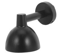 Hemobllo Petit Crochet Lampe Noir Adhésif en ABS et Métal pour Chapeaux | Installation sans Perçage, Gain de Place, Usage Intérieur, pour Accessoires et Organisation Murale